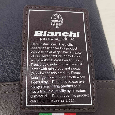 ビアンキ Bianchi クラッチ レザーショルダーバッグ メンズ