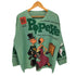 ポパイ POPEYE レトロデザイン キャラクタープリント ニット メンズ 2XL