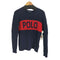 ポロラルフローレン POLO RALPH LAUREN フロントデザインケーブルニットセーター レディース import:S