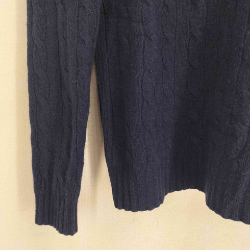 ポロラルフローレン POLO RALPH LAUREN フロントデザインケーブルニットセーター レディース import:S
