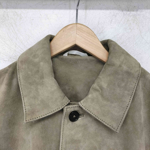 ザラ ZARA ポケット付きレザーフライトジャケット メンズ import:S