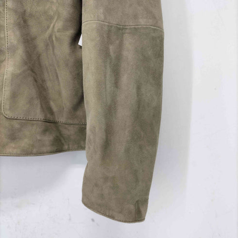 ザラ ZARA ポケット付きレザーフライトジャケット メンズ import:S