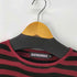 CLOTHESVOICE アシンメトリー サイドジップ ボーダー カットソー Y2K レディース import:M