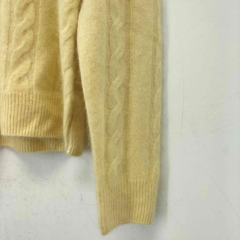 ザラ ZARA ブラッシュドテクスチャーケーブルニットセーター メンズ import:M
