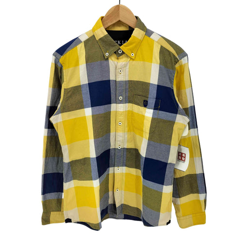 ブラックレーベルクレストブリッジ BLACK LABEL CRESTBRIDGE ブロック チェック L/S ボタン ダウン シャツ メンズ JPN:M