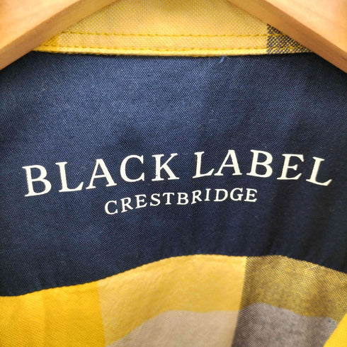 ブラックレーベルクレストブリッジ BLACK LABEL CRESTBRIDGE ブロック チェック L/S ボタン ダウン シャツ メンズ JPN:M