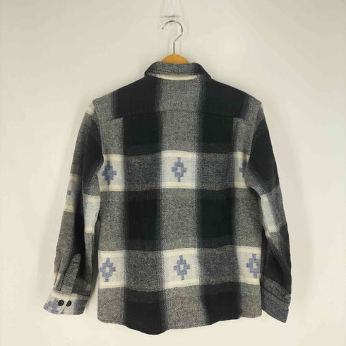 ガンホー GUNG HO 90S 旧タグ USA製 ネイティブ オンブレチェック ネルシャツ メンズ import:XL