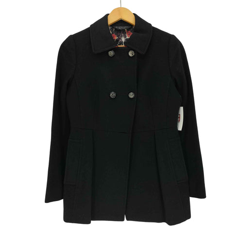 ポールスミスブラックレーベル Paul Smith BLACK LABEL ウールカシミヤ ダブルボタン ピーコート レディース EUR:40