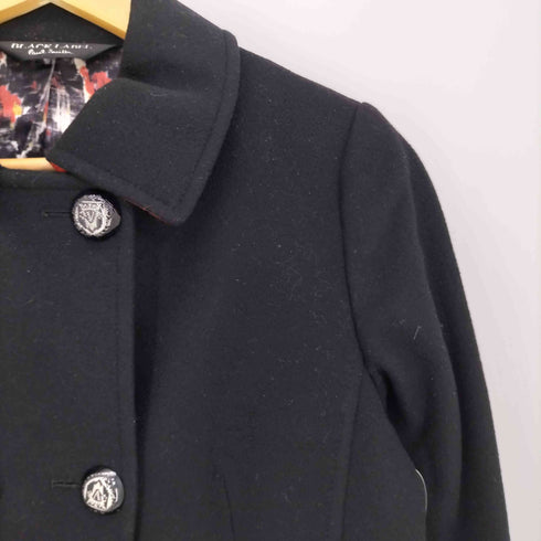 ポールスミスブラックレーベル Paul Smith BLACK LABEL ウールカシミヤ ダブルボタン ピーコート レディース EUR:40