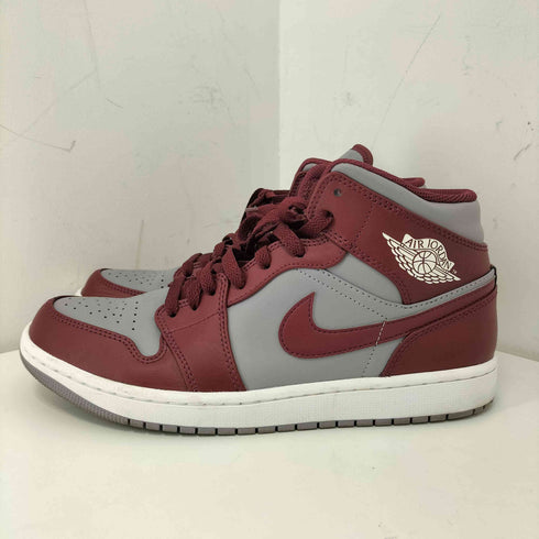 ナイキ NIKE Air Jordan 1 Mid Team Red アジョーダン1 ミッド チームレッド メンズ JPN:27.5