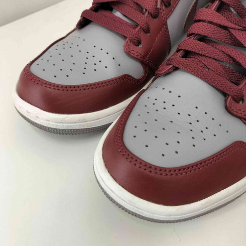 ナイキ NIKE Air Jordan 1 Mid Team Red アジョーダン1 ミッド チームレッド メンズ JPN:27.5