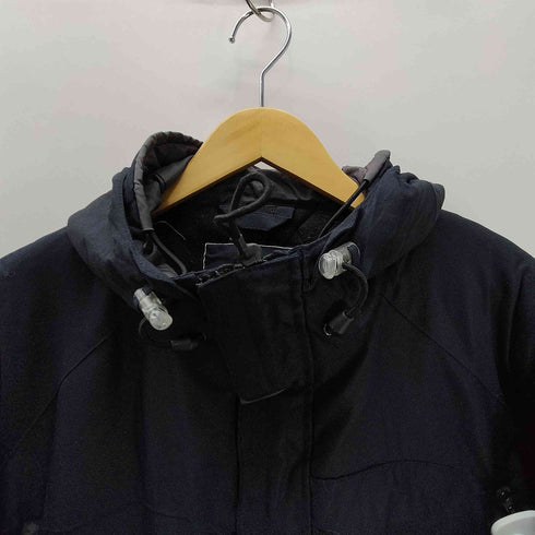 ギャップ Gap 00S 03AW OLD 紺タグ 裏地 フリース キルティング 中綿 ナイロン テック マウンテン ジャケット ダブルジップ 裾ドローコード メンズ import:L