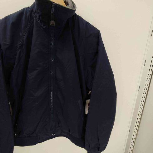 THREE RIVERS 90-00S Waterproof Warm-up jacket 裏地フリース ナイロン ウォームアップ ジャケット ブルゾン ウォータープルーフ 八の字ジップ メンズ import:M
