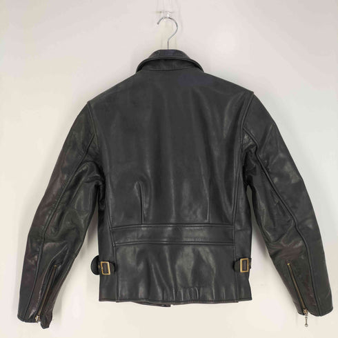 B-McCOY'S TALONジップ ステアハイド レザー シングルライダースジャケット メンズ US:36