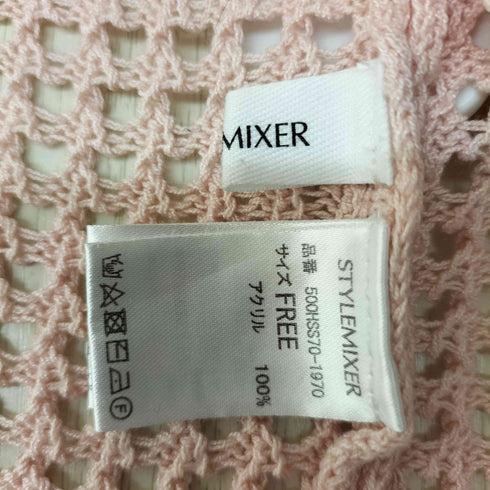 スタイルミキサー STYLEMIXER クロシェニットシャツ レディース FREE