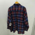 GRAND BANKS 90-00S BIG SISE ビックサイズ 裏地ワッフル サーマル ダブルフェイス L/S マドラスチェック ボックス ネルシャツ メンズ 2XL