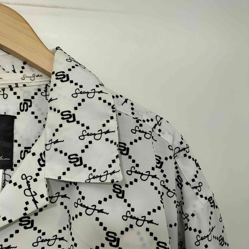 ショーンジョン Sean john 総柄 ショートスリーブオープンカラーシャツ メンズ import:XL