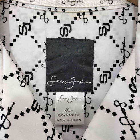 ショーンジョン Sean john 総柄 ショートスリーブオープンカラーシャツ メンズ import:XL