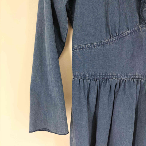 アーペーセー A.P.C. フリルデザイン デニムワンピース レディース FR:34