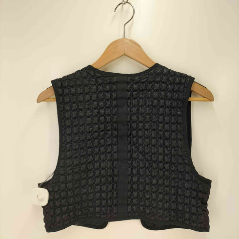 ジャーナルスタンダードレリューム JOURNAL STANDARD relume ブラックキルティングショートベスト レディース FREE