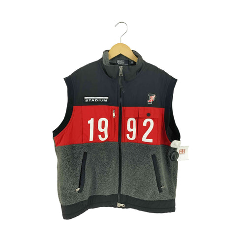 ポロバイラルフローレン Polo by RALPH LAUREN STADIUM 1992 フリースベスト メンズ import:L