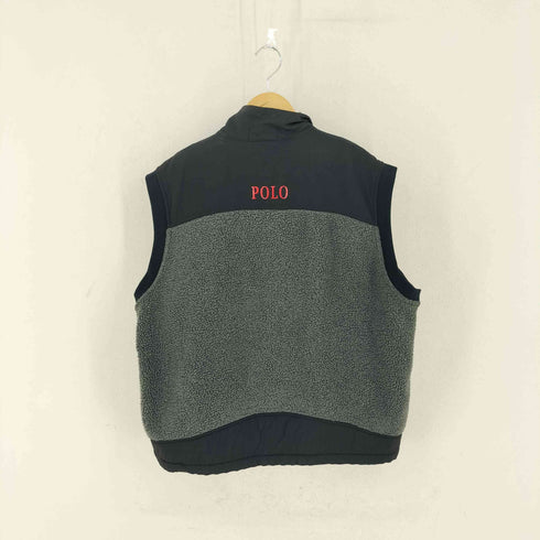 ポロバイラルフローレン Polo by RALPH LAUREN STADIUM 1992 フリースベスト メンズ import:L
