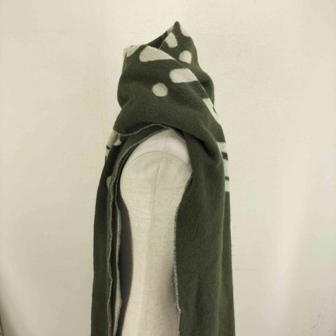 メゾンキツネ MAISON KITSUNE HANDWRITING SCARF メンズ