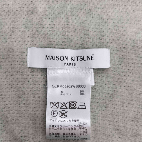 メゾンキツネ MAISON KITSUNE HANDWRITING SCARF メンズ