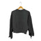 クラネ CLANE BACK FRILL KNIT TOPS バックフリルニットトップス レディース JPN:1