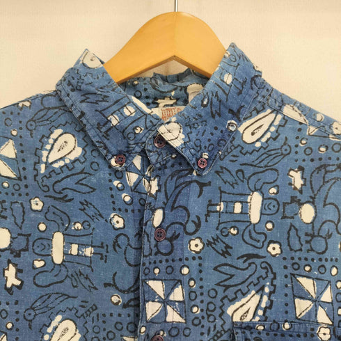 RYST 総柄 L/S BD シャツ メンズ import:L