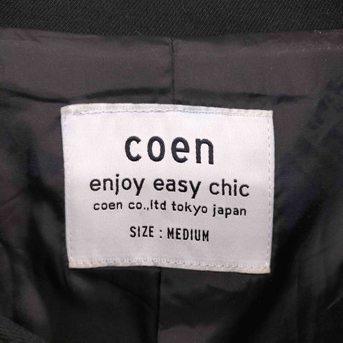 コーエン coen 防ふうバルマカーンワイドシルエットコート メンズ MEDIUM