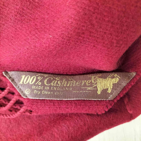 イングランド製 CASHMERE 100% カシミヤ マフラー レディース