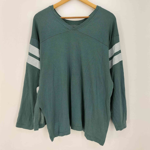 ロクビューティーアンドユースユナイテッドアローズ 6 BEAUTY & YOUTH UNITED ARROWS FOOTBALL LONG SLEEVE T-SHIRT レディース JPN:S