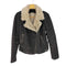 ザラ ZARA 裏ボア ライダース ヘリンボーン Trafaluc Jacket トラフィックジャケット レディース import:M