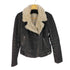 ザラ ZARA 裏ボア ライダース ヘリンボーン Trafaluc Jacket トラフィックジャケット レディース import:M