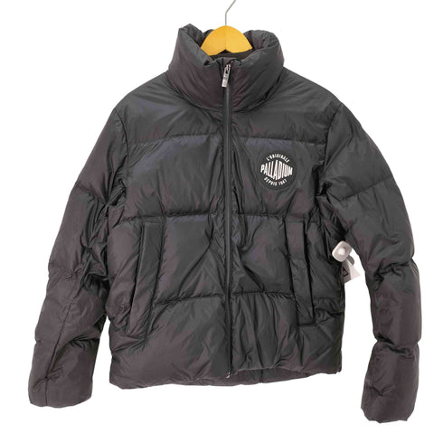パラディウム PALLADIUM LYON FRANCE バックプリント クロップド 短丈 ロゴワッペン ダウンジャケット レディース import:S