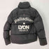 パラディウム PALLADIUM LYON FRANCE バックプリント クロップド 短丈 ロゴワッペン ダウンジャケット レディース import:S