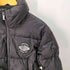 パラディウム PALLADIUM LYON FRANCE バックプリント クロップド 短丈 ロゴワッペン ダウンジャケット レディース import:S