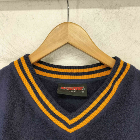 バンズ VANS 90s V-Neck Fleece Sweater Vネック フリース スウェットトップス メンズ import:M