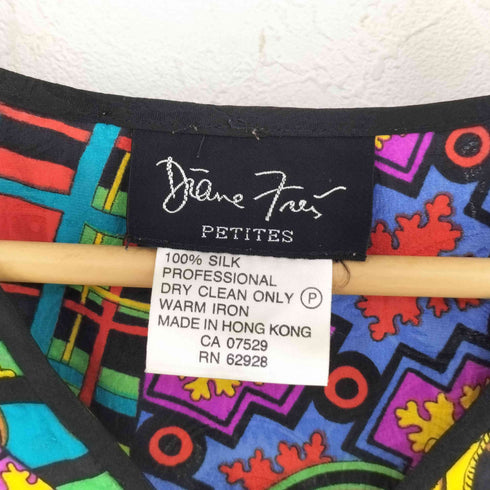Diane Freis シルク100 総柄 ブラウス レディース