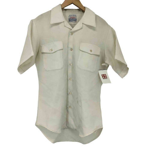 ユーエスネイビー U.S.NAVY USA製 USMC SERVICE DRESS SHIRTS 半袖 シャツ メンズ ML