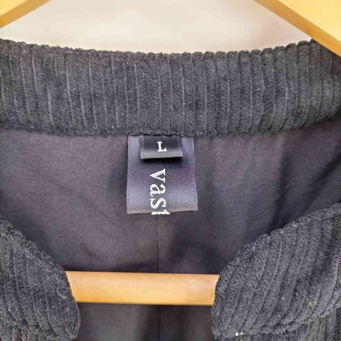 VASTAND 刺繍 コーデュロイ ティアードワンピース レディース import:L