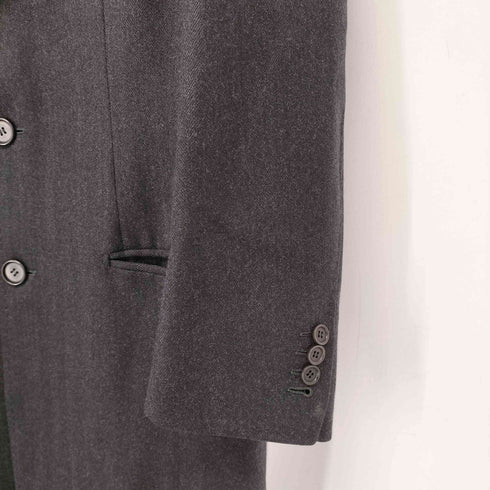 sartoria gemmati イタリア製 ヘリンボーン チェスターコート メンズ