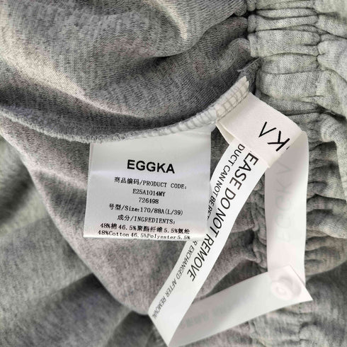 EGGKA フリル ドローストリング スウェット レディース 170