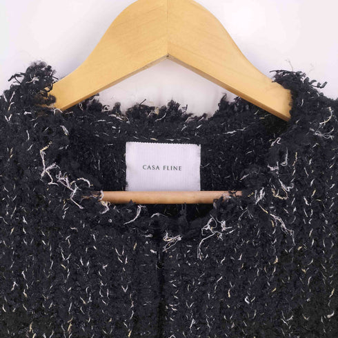 カーサフライン CASA FLINE 24AW ツイードニットジャケット レディース FREE