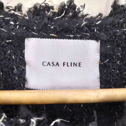 カーサフライン CASA FLINE 24AW ツイードニットジャケット レディース FREE