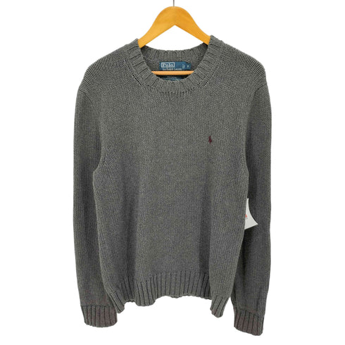 ポロバイラルフローレン Polo by RALPH LAUREN EXCLUSIVE DECORATION COTTON ポニー 刺繍 コットン ニット メンズ import:S