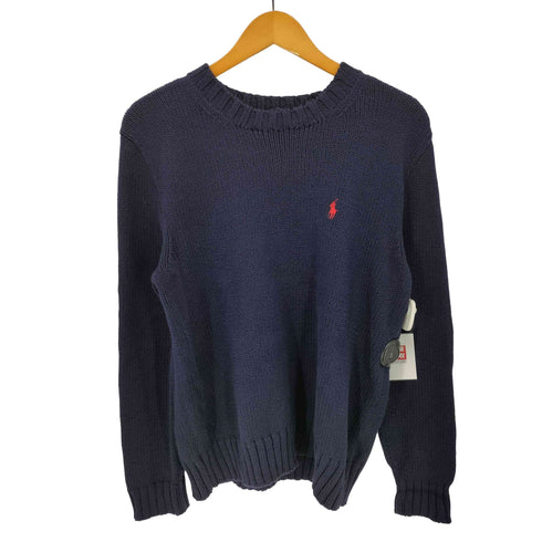 ポロバイラルフローレン Polo by RALPH LAUREN EXCLUSIVE DECORATION COTTON ポニー 刺繍 コットン ニット メンズ import:S
