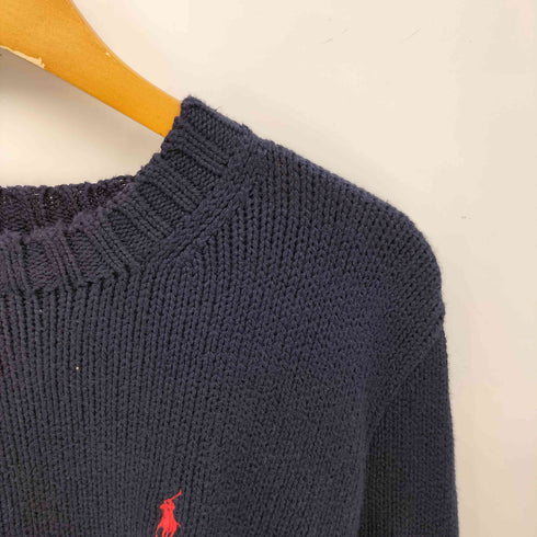 ポロバイラルフローレン Polo by RALPH LAUREN EXCLUSIVE DECORATION COTTON ポニー 刺繍 コットン ニット メンズ import:S