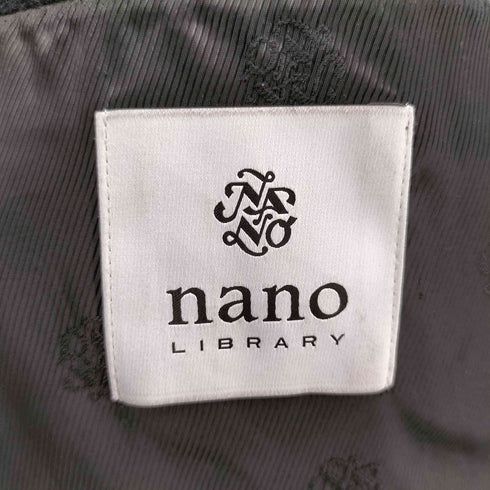 ナノユニバース NANO universe アンゴラ混 ヘリンボーン チェスター コート メンズ JPN:M